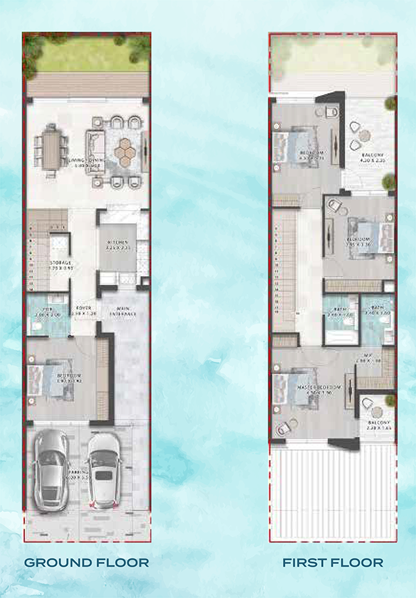 3 BHK Floor Plan